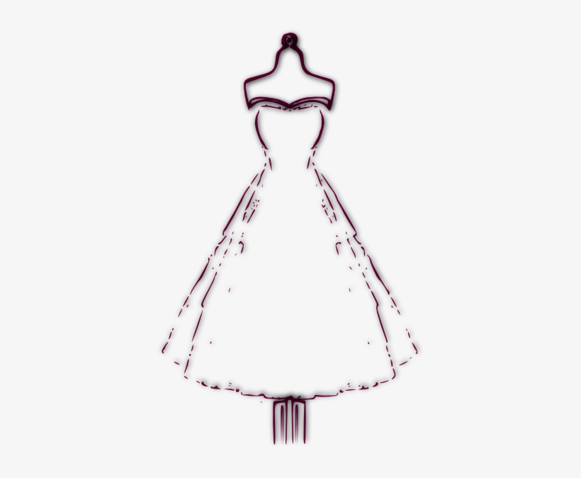 Vintage Dress Svg Clip Arts 378 X 594 Px, transparent png download