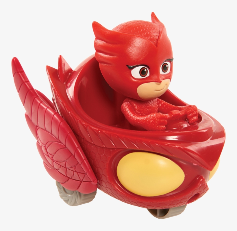 Pj Masks 3 Wheelie Vehicle Assortment - Pj Mask Owl Glider, transparent png download