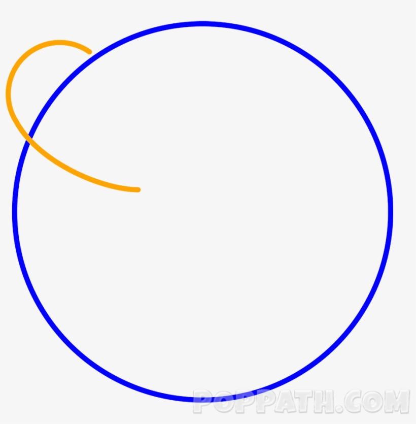 In The Top Left Portion Of The Circle, Draw A Curved - Flaming Chalice, transparent png download