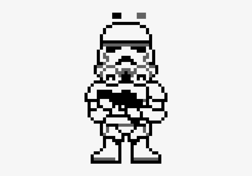 Stormtrooper - Perler Beads Star Wars Stormtrooper, transparent png download