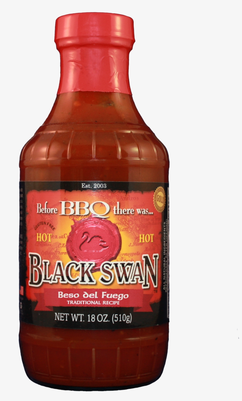 Black Swan Beso Del Fuego Bbq Sauce 18 Oz - Barbecue, transparent png download