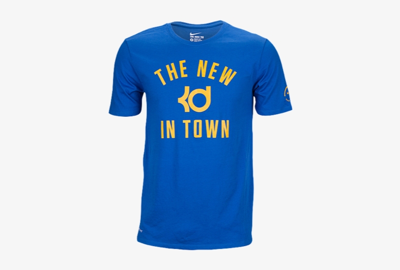 Men's Nike Golden State Warriors Kevin Durant The New - Tech T-shirt, transparent png download