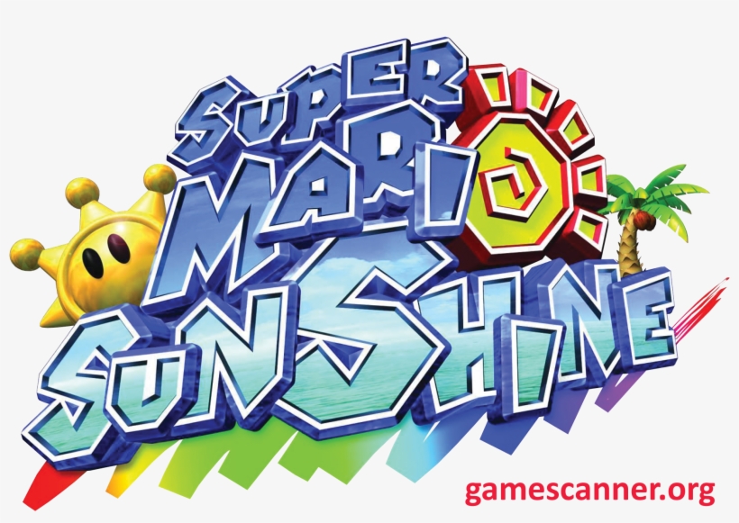 Super Mario Sunshine Logo - Super Mario Sunshine [nintendo Game Cube], transparent png download