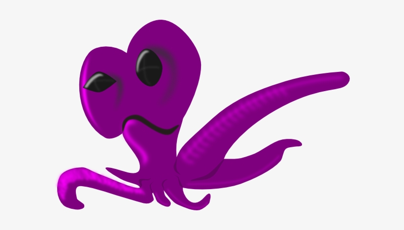 Alien Octopus Svg Clip Arts 600 X 387 Px, transparent png download