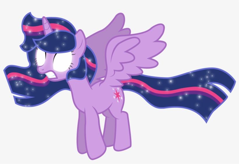 Frenchifries, Ethereal Mane, Female, Glowing Eyes, - Twilight Sparkle Long Mane, transparent png download