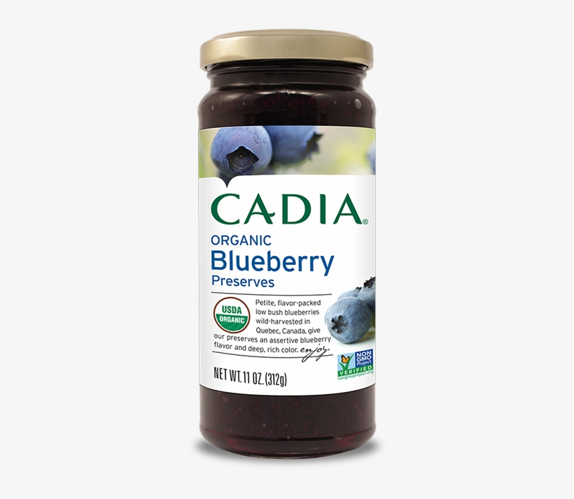 Fruit Combined With Sugar Cane For The Purest And Most - Cadia Blueberry Preserve, transparent png download