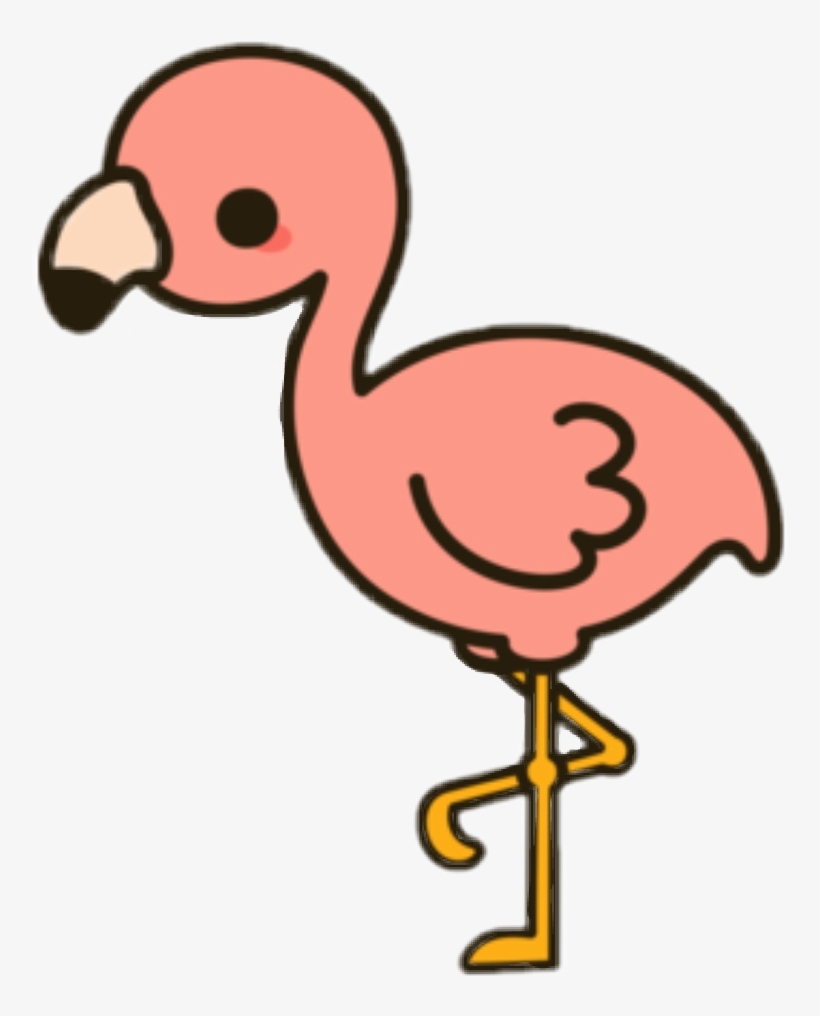 Report Abuse - Kawaii Flamingo, transparent png download