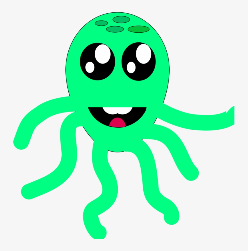Octopus Drawing Computer Icons Emoticon Smiley - Emoticon, transparent png download