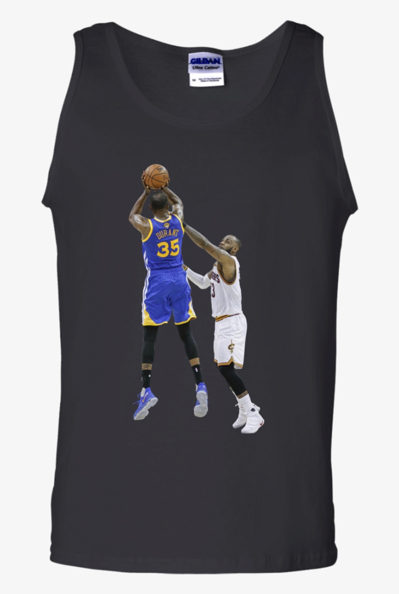 Kevin Durant Shooting Over Lebron James Shirt Cotton - Shirt, transparent png download
