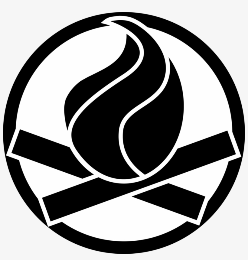 Campfire Game Icon By Inkedicon On Deviantart Clipart - Campfire Silhouette Clipart Png, transparent png download