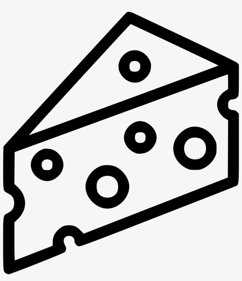 Cheese Dairy Milk Slice Food Comments - Cheese Icon Png, transparent png download