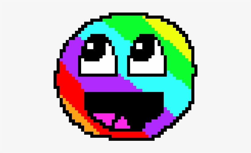 Rainbow Epic Face - Circle, transparent png download