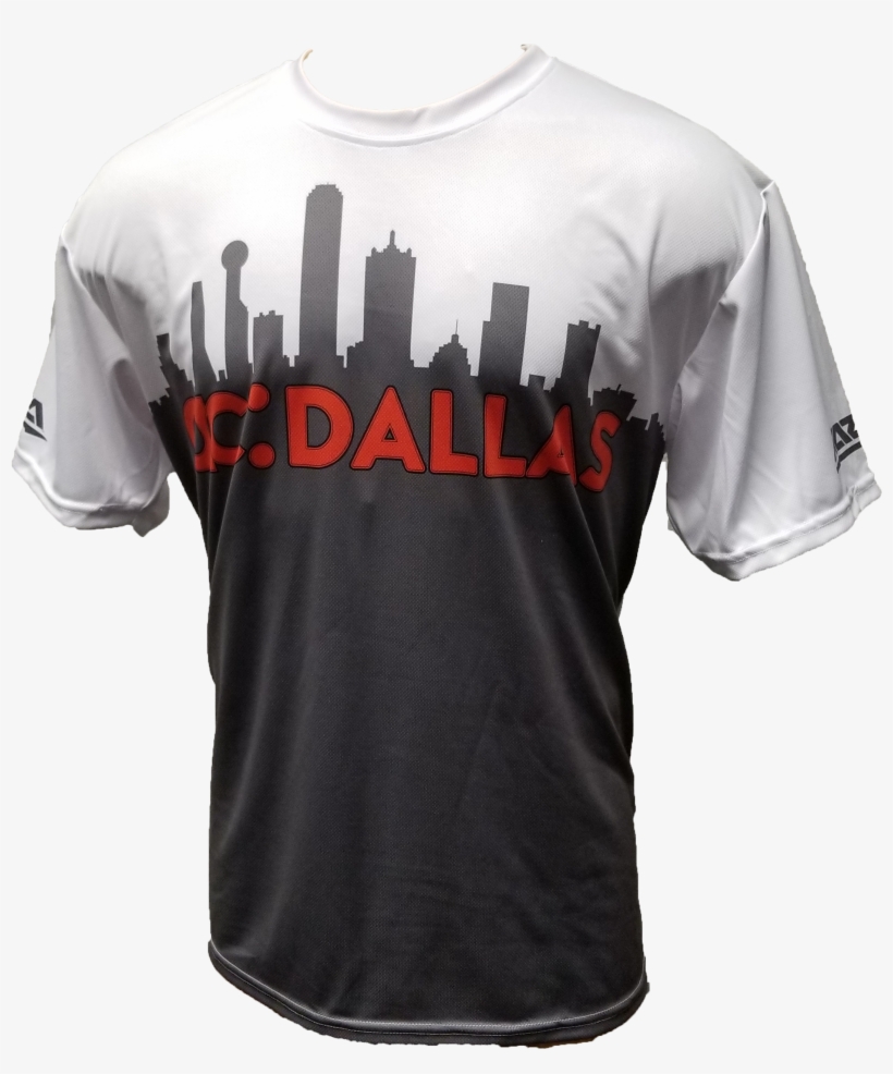 Ac Dallas City Skyline Tech Shirt - Dallas, transparent png download