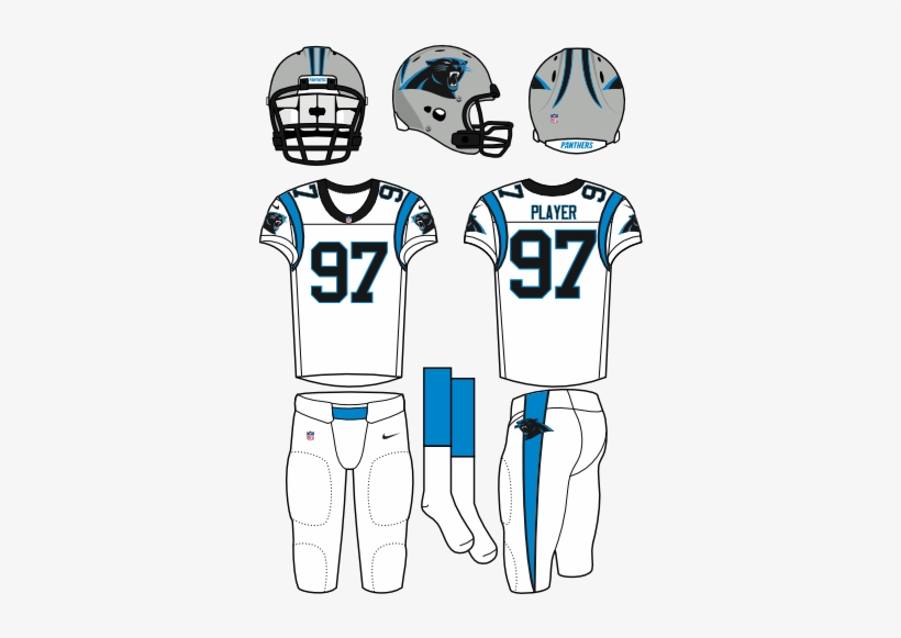 Carolina Panthers - New Orleans Saints Road Uniform, transparent png download