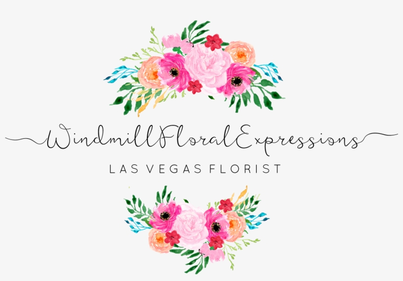 Las Vegas Flower Delivery By Windmill Floral - Calligraphy Flower Png, transparent png download