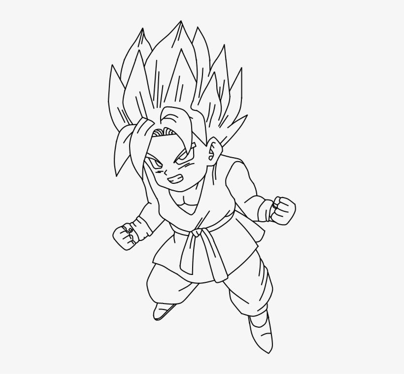 Goku Super Saiyan By Sbddbz - Samson, transparent png download