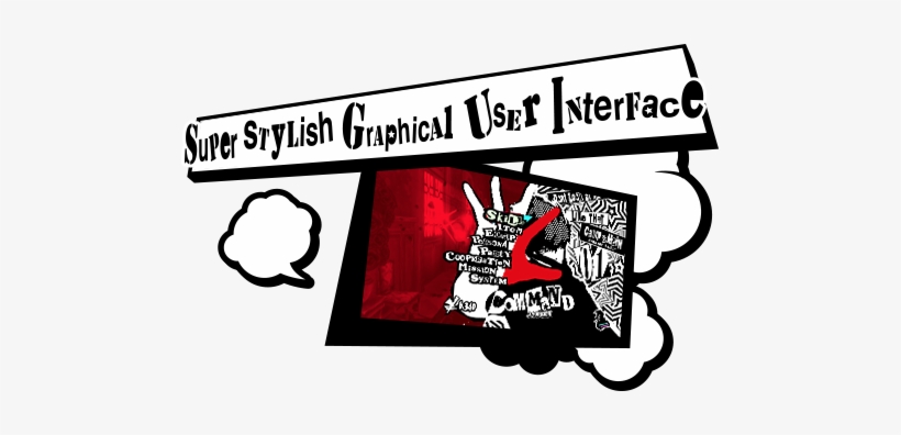 Super Stylish Graphical User Interface - Persona 5 Interface, transparent png download