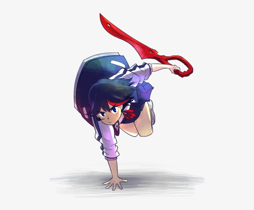 Fictional Character Vertebrate Cartoon Purple Anime - Png Kill La Kill, transparent png download