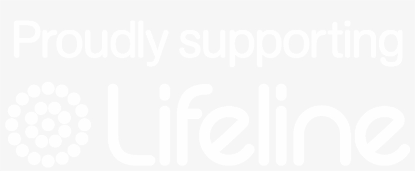 Proudly Supporting Lifeline - Lifeline Australia, transparent png download