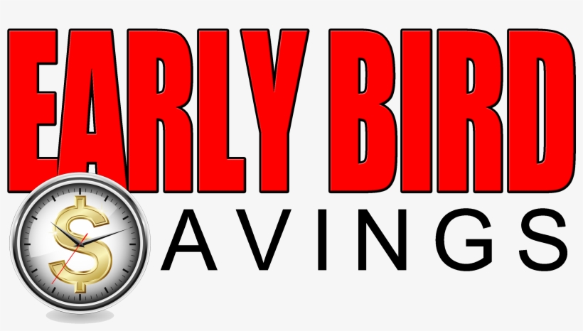 Early Bird Savings - Quartz Clock, transparent png download