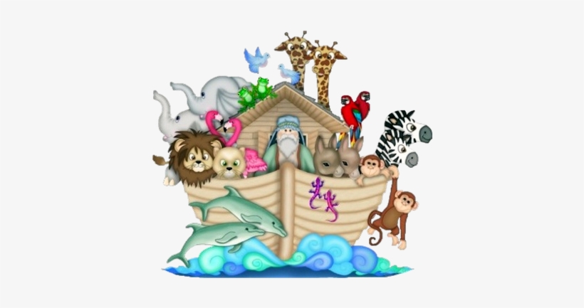Noah's Ark Pictures - Handmade Noahs Ark Wall Mural Decals Bible Story Baby, transparent png download