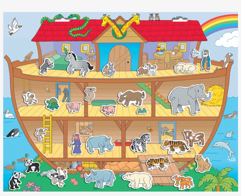Create A Scene™ Magnetic Noah's Ark™ - Create-a-scene Magnetic Playset - Noah's Ark, transparent png download