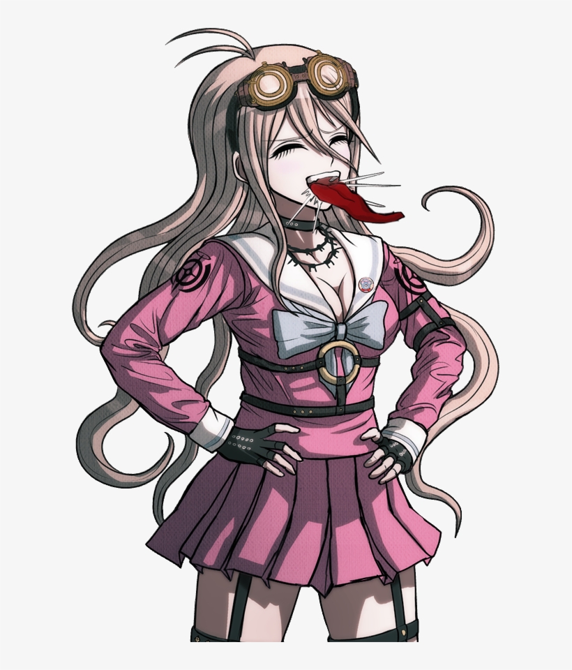 Miu Steals Toko's Tongue - Danganronpa V3: Killing Harmony, transparent png download
