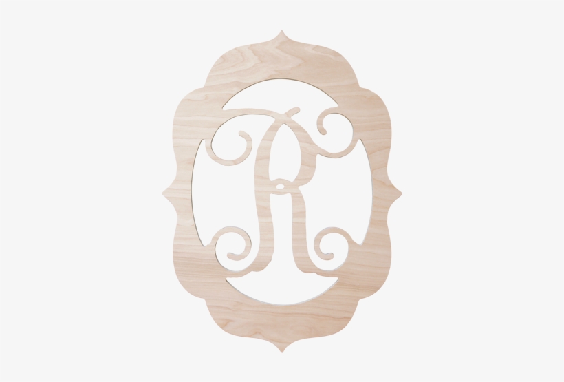 Fancy Frame Wood Monogram Fancy Frame Wood Monogram - Vine Font, transparent png download