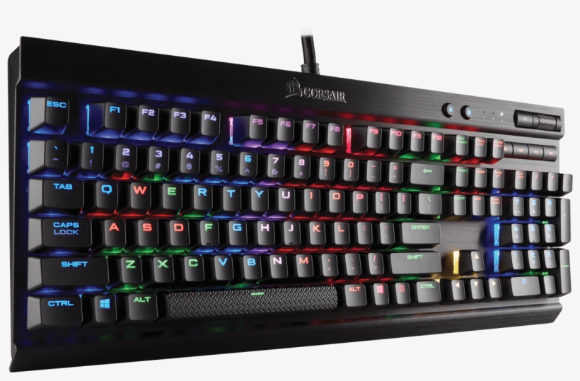 K70 Rapidfire Rgb Na - Corsair K70 Lux Rgb, transparent png download