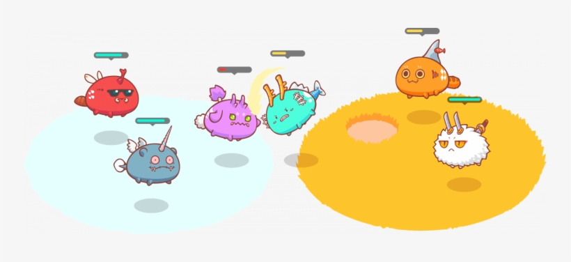 Axies May Gain Exp By Participating In Battles - Cartoon, transparent png download