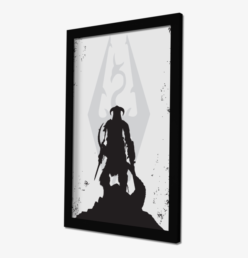 Dovahkiin Preto E Branco, transparent png download