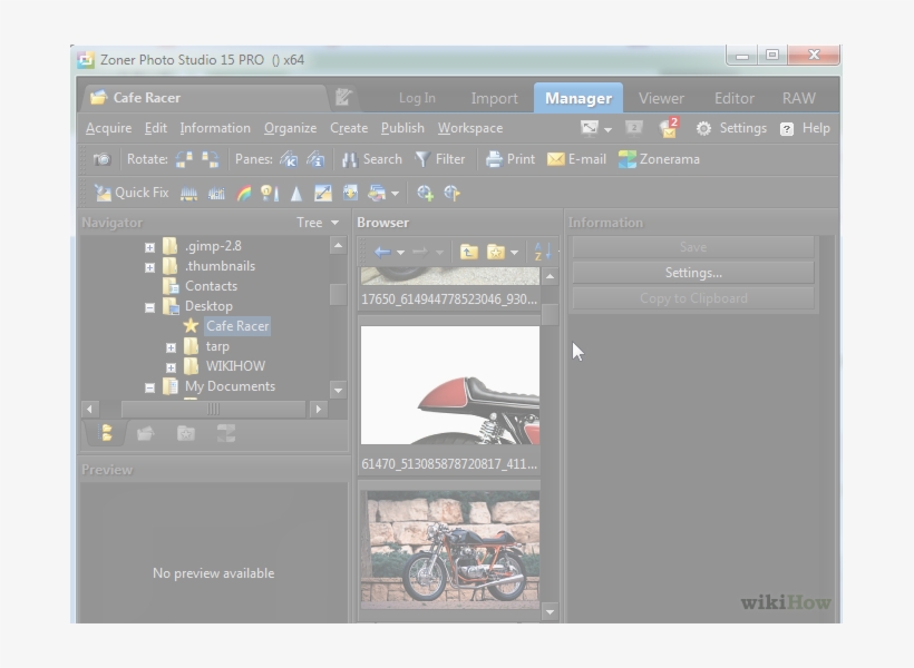 Image Titled Process Raw Files In Zoner Photo Studio - Zoner Photo Studio Professional, transparent png download