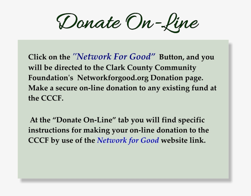 Click On The "network For Good” Button, And You Will - Donation, transparent png download