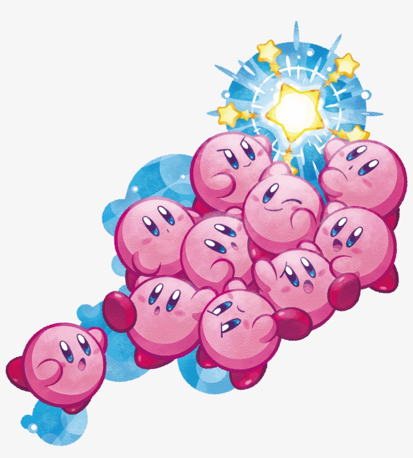 Mass Attack Concept Art - Kirby Mass Attack Artwork, transparent png download