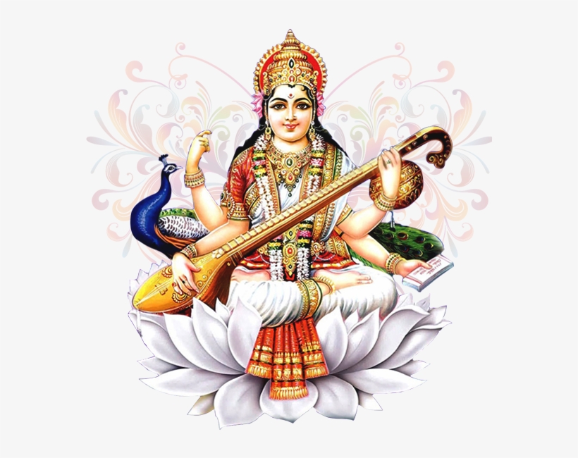 Saraswati Image Hd Png, transparent png download