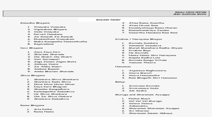 Balaji Vidya Peetam Semi Classical Music Bhajans Sri - Judge, transparent png download