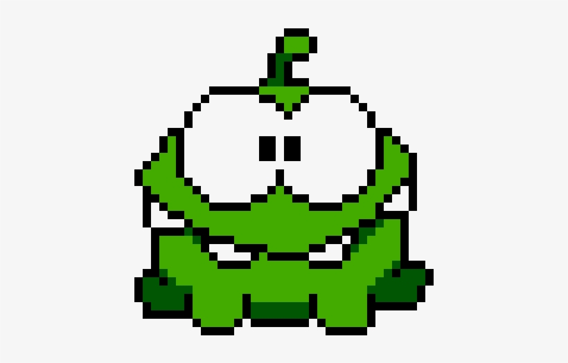 Om Nom - Om Nom Pixel Art, transparent png download