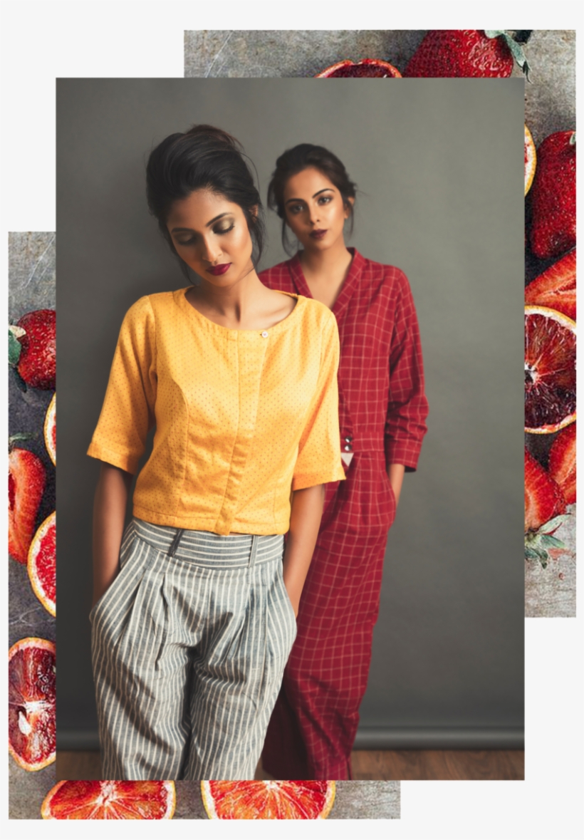 Mashru With Flower Pattern And Striped Khadi Trousers, - Trousers, transparent png download