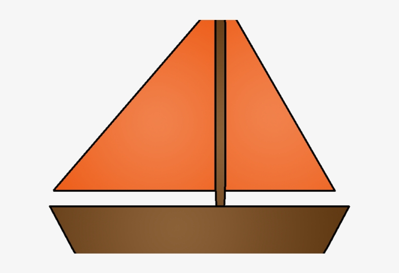 Yacht Clipart Triangle - Draw, transparent png download