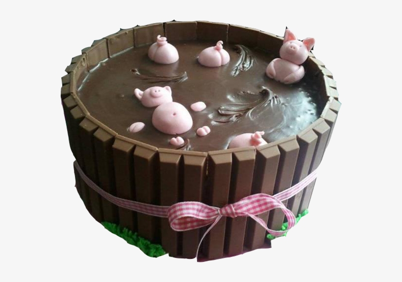 Pigs In A Mud Bath Cake, transparent png download