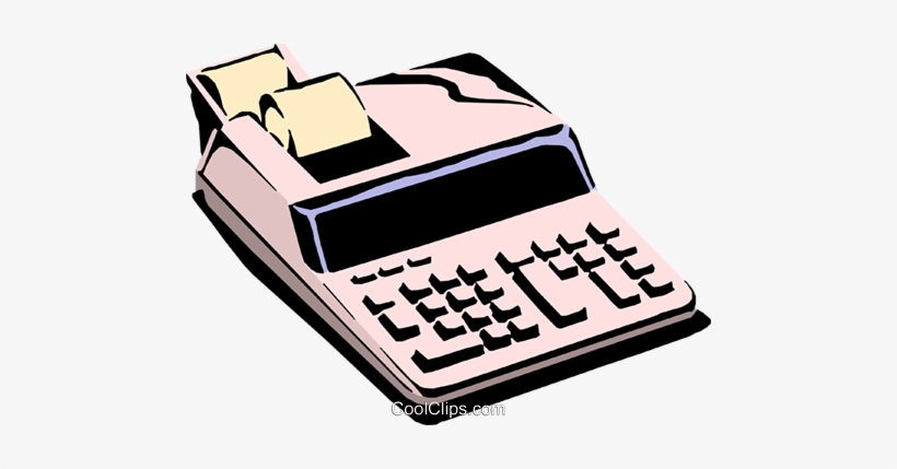 Electronic Calculator Royalty Free Vector Clip Art - Clip Art, transparent png download