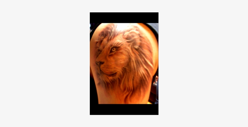 Lion Grey Color Arm - Body Piercing, transparent png download