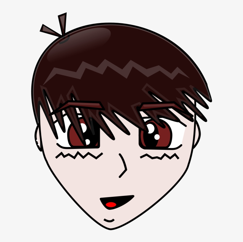 Fan Art Of Virtual Singer Clip Art Download - Japanese Boy Cartoon, transparent png download