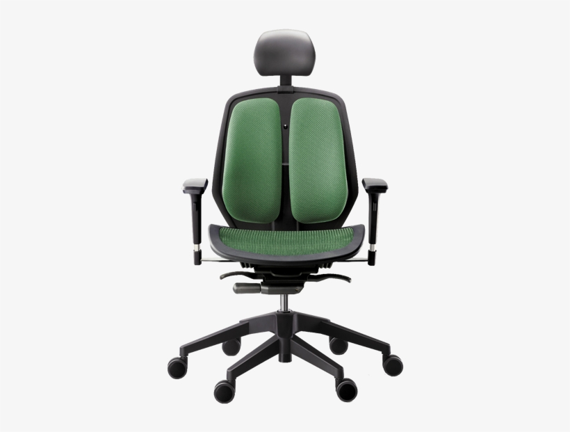 Ergoworks Duorest A-80h Ergonomic Chair Mesh Green - Duorest Alpha Executive Mesh Seat Office Chair; Green, transparent png download