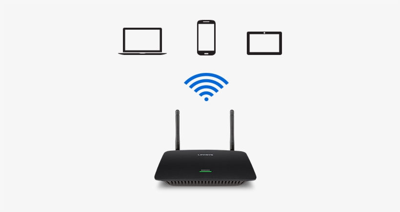 Cellular And Pc's Transmission Systems Utilize A Combination - Recertified - Linksys Ac1200 Max Wi-fi Range Extender, transparent png download
