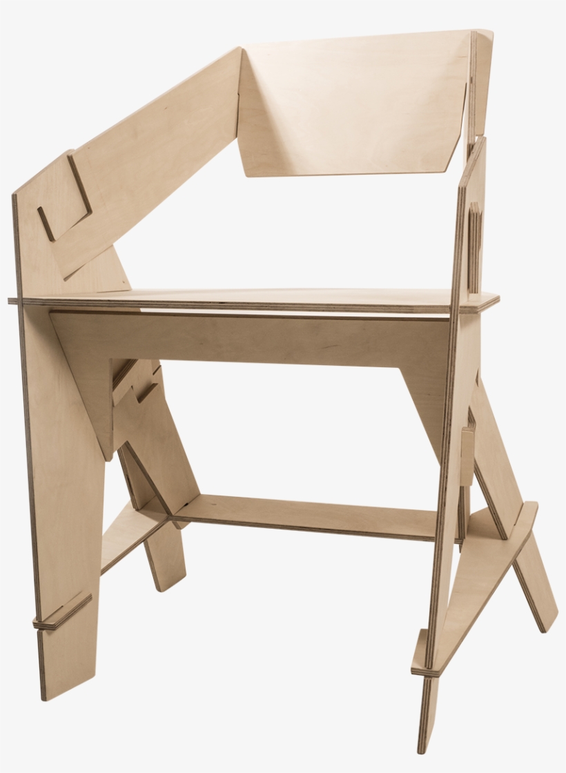 Animaro Design - Puzzle Chair - Front View - Chair, transparent png download