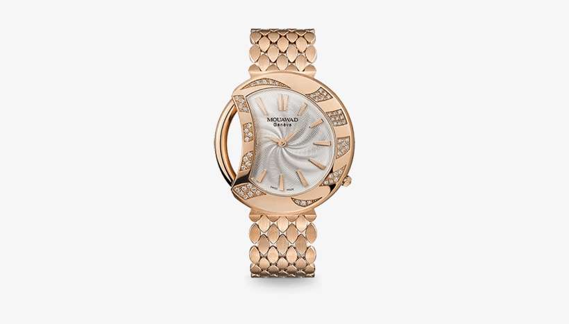 La Bijou Divine Watch 18-karat Rose Gold With Diamonds - Mouawad Set, transparent png download