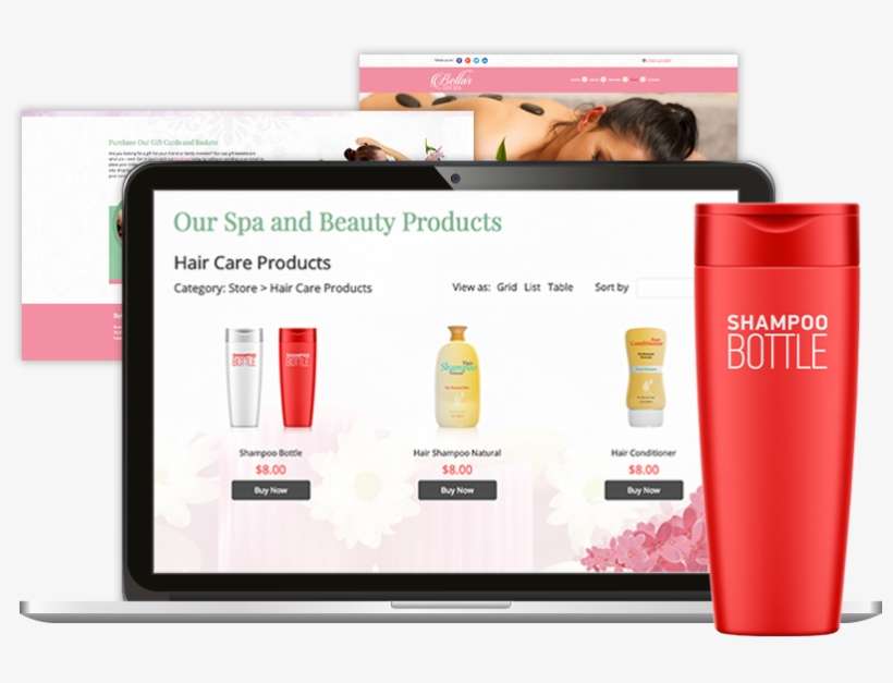 Web Design - Our Products Website Design, transparent png download