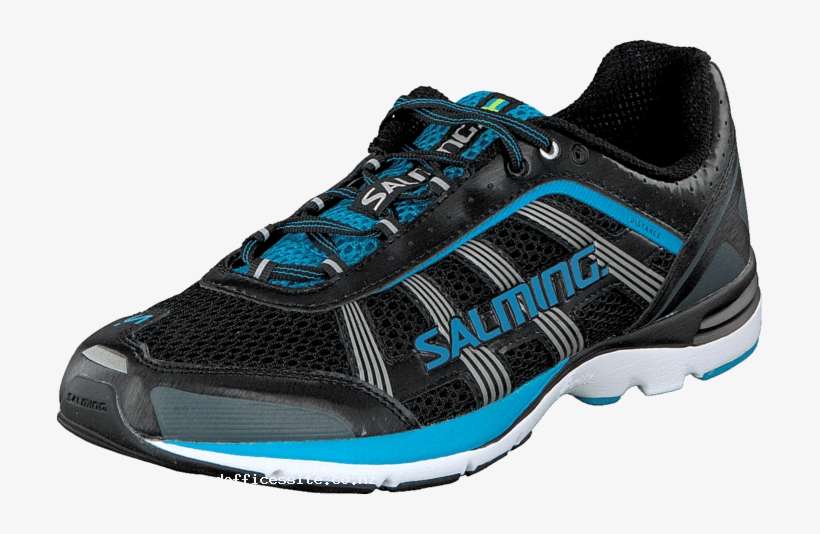 Salming Salming Distance A3 Shoe Men Black 52740-00 - Salming Hardloopschoen Distance A3 Heren Zwart/blauw, transparent png download