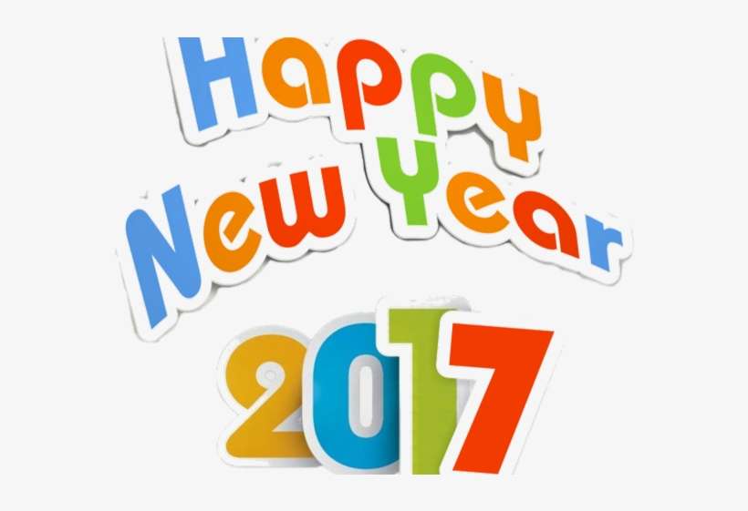 New Year 2017 Png Transparent Images - Servietten Des Guten Rutsch Ins Neue Jahr-2017, transparent png download